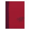 lux packing cube size l cranberry logo
