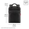 Reisenthel Allday Backpack M Iso Black – batoh, produktový pohled 5