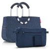 reisenthel loopshopperm herringbone dark blue os4113 3