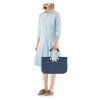 reisenthel loopshopperm herringbone dark blue os4113 7