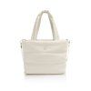Puffer Tote Bag Front Off White