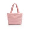 Puffer Tote Bag Front Rose