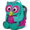 Affenzahn Dětský batoh do školky Large Friend Owl- turquoise 8l