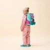 Affenzahn Dětský batoh do školky Large Friend Owl- turquoise 8l