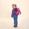 Affenzahn Dětský batoh do školky Large Friend Bird- purple 8l