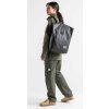 Herschel Roll Top Backpack Grid Black 23l