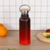 BAAGL Termoláhev s bambusovým víčkem Gradient červeno-černá, 500 ml – lifestyle fotografie 5