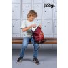 BAAGL Sáček Harry Potter Bradavice vínový – lifestyle fotografie 5