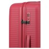 Travelite Air Stripe L Red – cestovní doplněk, detail zipu