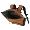 Travelite Briize Backpack M Roll-Up Curry – batoh, detail zipu