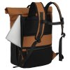 Travelite Briize Backpack M Roll-Up Curry – batoh, vnitřní prostor, záběr 6