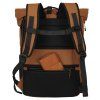 Travelite Briize Backpack M Roll-Up Curry – batoh, detail zipu, záběr 7