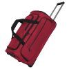 Travelite Crosslite 5.0 Wheeled Duffle M Red – cestovní taška na kolečkách, celkový pohled