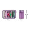 BAAGL Školní penál třípatrový Lavender – produktová fotografie 6