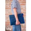 BAAGL Obal na notebook Logo modrý GRS – lifestyle fotografie 5
