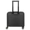 Travelite Next Business wheeler 4w Black – cestovní kufr, pohled zezadu