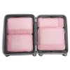 heys ecotex compression packing cube 4 pc set pink sand galerie 30141 0050 00 04