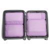 heys ecotex compression packing cube 4 pc set lilac blossom galerie 30141 0015 00 04