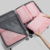 heys ecotex packing cube 5 pc set pink sand galerie 30140 0050 00 03
