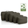 heys ecotex packing cube 5 pc set green moss galerie 30140 0005 00 01