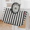 Reisenthel Loopshopper L Summerstripes black – nákupní taška, fotografie v prostředí 2