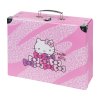 BAAGL Skládací školní kufřík Hello Kitty Sweet Leopard s kováním – produktová fotografie 1