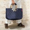 Reisenthel Loopshopper L Frame Rhombus Midnight Gold – nákupní taška, fotografie v prostředí 3
