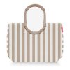 Reisenthel Loopshopper L Summerstripes coffee – nákupní taška, celkový pohled
