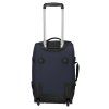 Travelite Bolonia Wheeled Duffle S Navy – cestovní taška na kolečkách, pohled zezadu