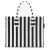 Reisenthel Daily Shopper Summerstripes Black – nákupní taška, celkový pohled