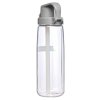 nalgene straw bottle clear w gray cap sustain nalgene 5566 0224 02