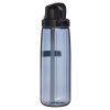 nalgene straw bottle grey w black cap sustain nalgene 5566 0324 02