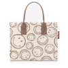 Reisenthel Daily Shopper Smiley Teddy Chocolate – nákupní taška, celkový pohled