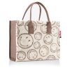 Reisenthel Daily Shopper Smiley Teddy Chocolate – nákupní taška, produktový pohled 4
