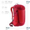 deuter Futura 23 cherry-masala