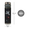 BAAGL Tritanová láhev na pití Pixel Space 500 ml – produktová fotografie 6