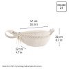 Reisenthel City Beltbag Makramee Puffer Iced Matcha – ledvinka, produktový pohled 10