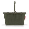 Reisenthel Carrybag XS Cord dark matcha – nákupní košík, celkový pohled