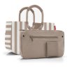 Reisenthel Loopshopper M Summerstripes coffee – nákupní taška, produktový pohled 6