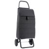 Rolser Jolie Tweed 2 nakupni taska na koleckach uhlopricny pohled cerna JOL001