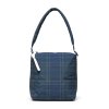 Herschel Cloudform Small Tote Tartan Plaid Black Iris 10L – produktová fotografie