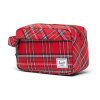 Herschel Chapter Plaid Travel Kit Red Plaid 5L – produktová fotografie