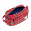 Herschel Chapter Plaid Travel Kit Red Plaid 5L – produktová fotografie