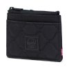 Herschel Oscar Quilted Capsule Cardholder Black Tonal – produktová fotografie