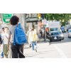 Herschel Heritage™ Moonlight Blue Diamond 24L – fotografie v použití a detail modelu